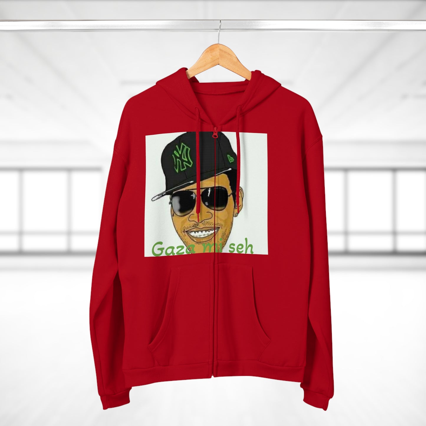 Unisex Hooded Zip Sweatshirt