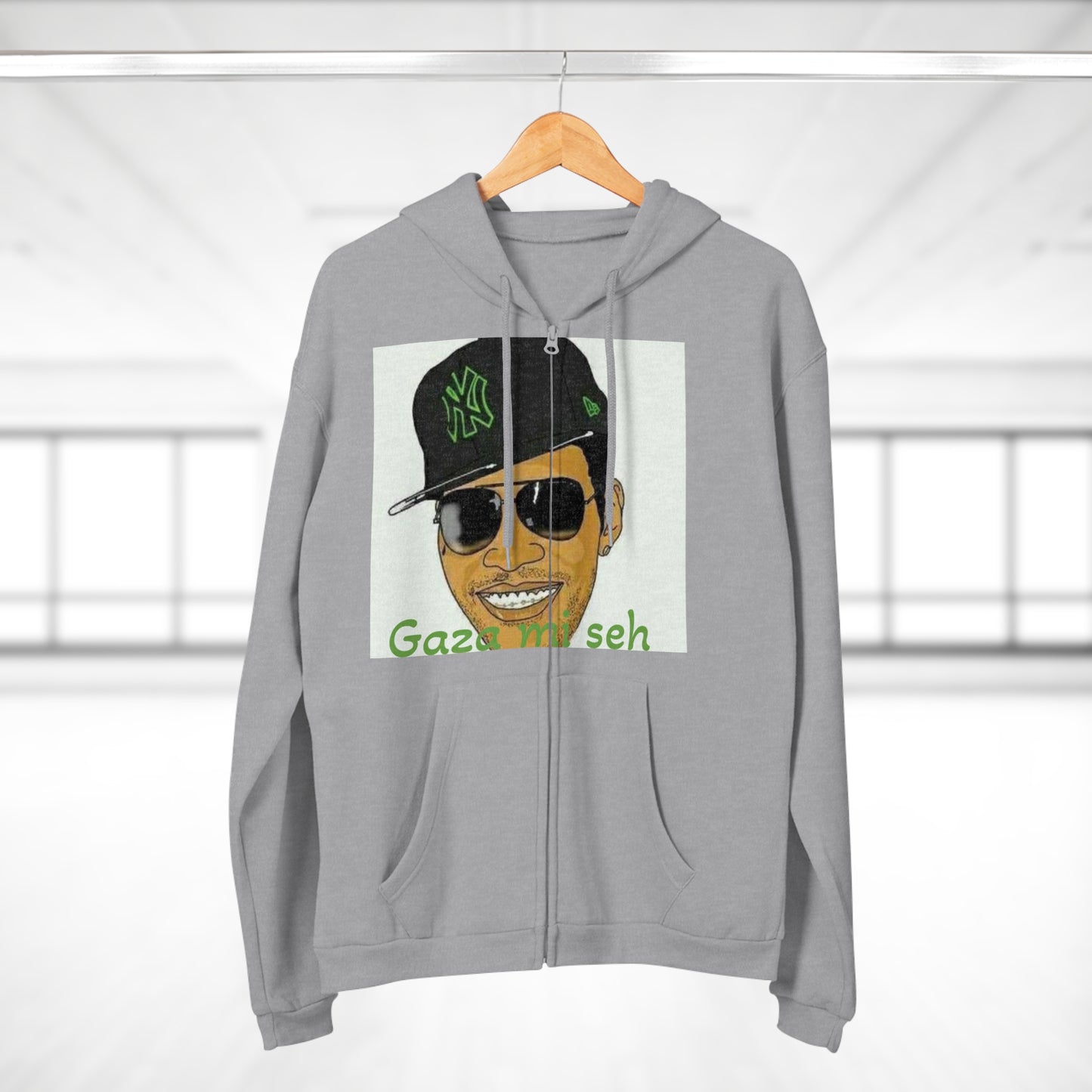 Unisex Hooded Zip Sweatshirt