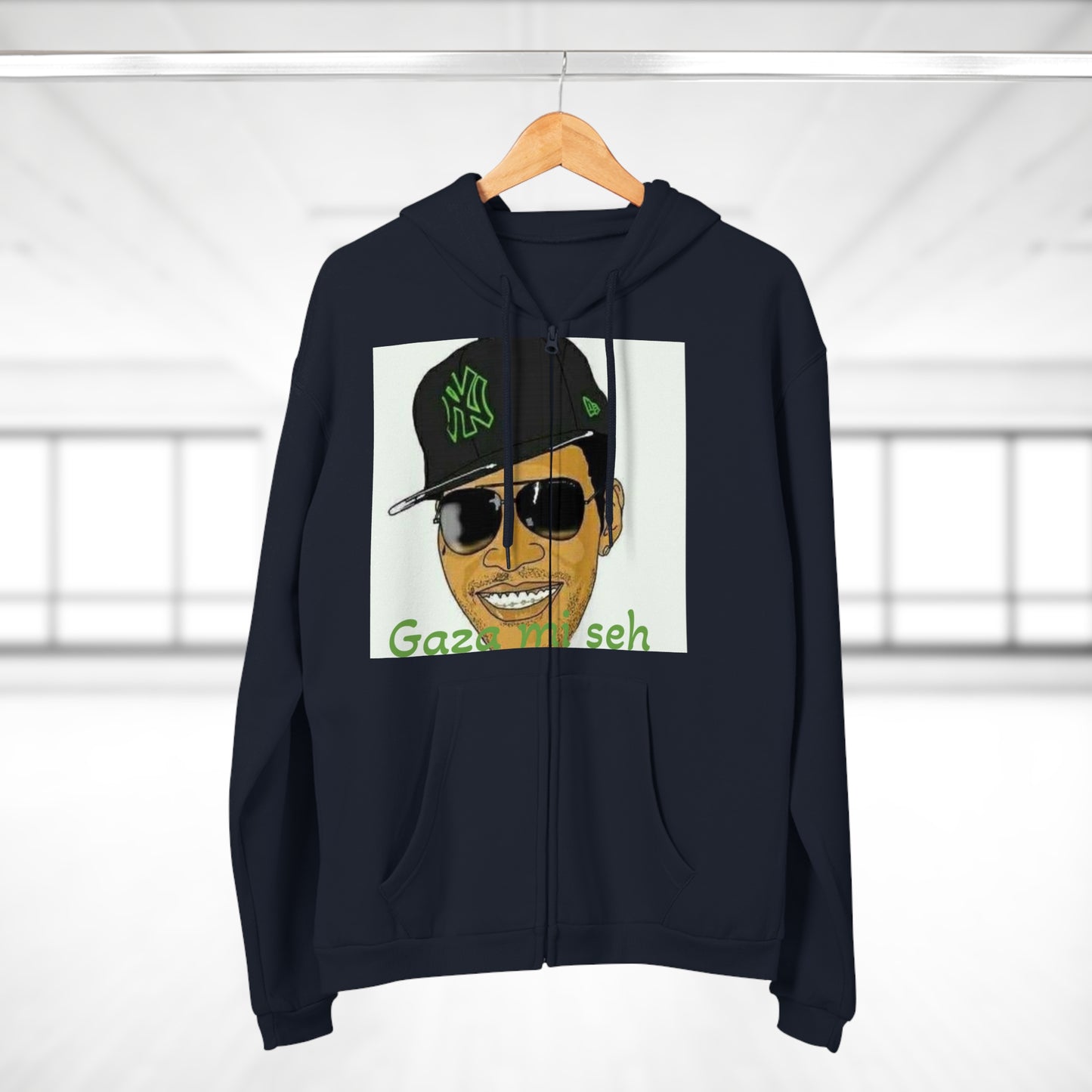 Unisex Hooded Zip Sweatshirt