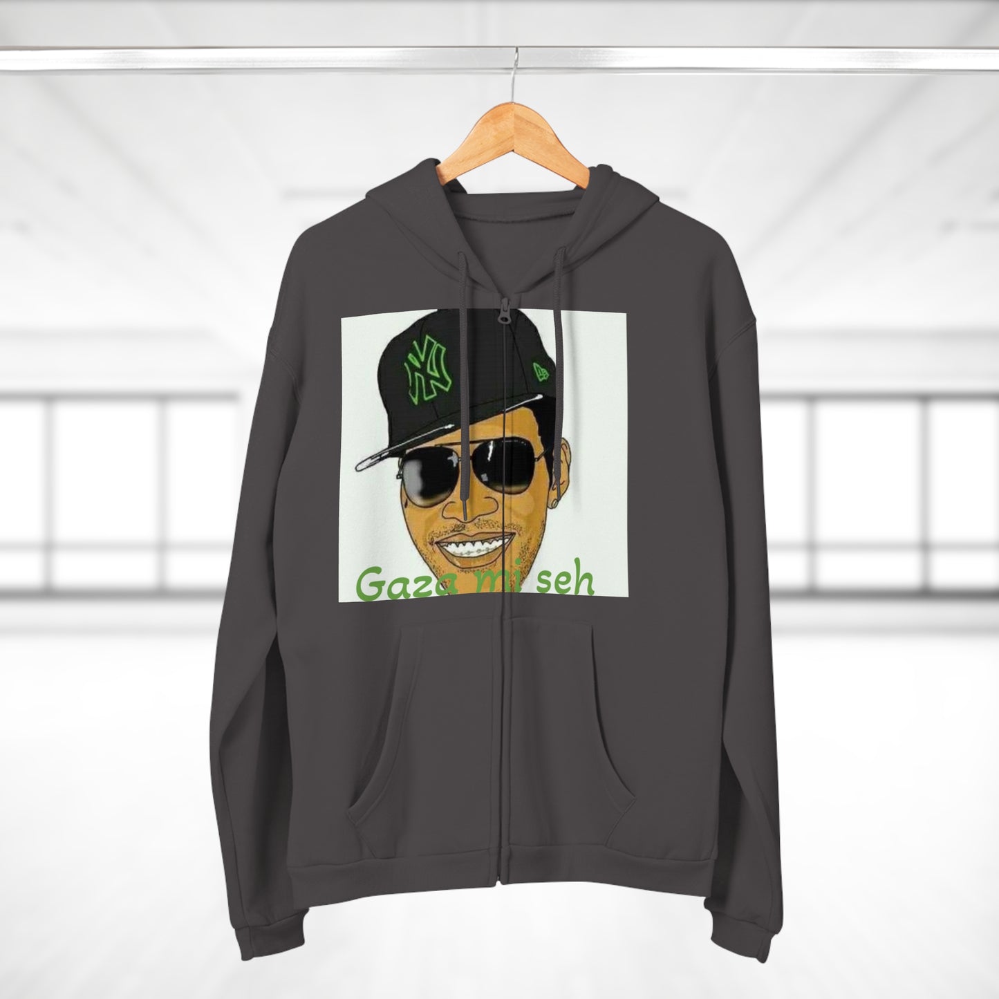 Unisex Hooded Zip Sweatshirt